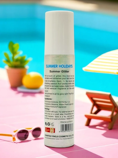 Summer Spray – Enlumineur liquide pour cheveux et corps Pêche
