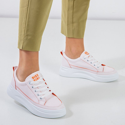 Baskets femme en éco-cuir poudré Metrodora - Footwear