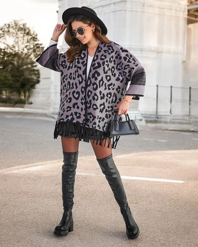 Poncho pour femme Royalfashion avec imprimé