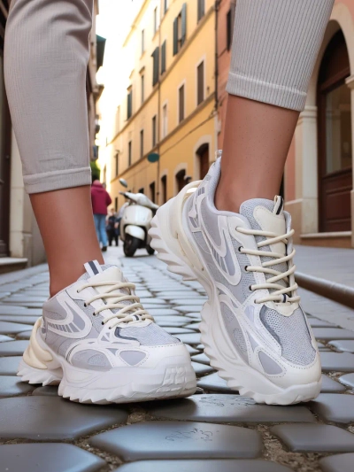 Royalfashion Baskets vernies pour femmes Leysi