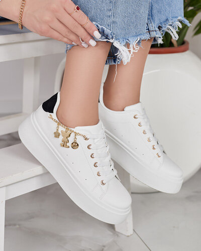 Royalfashion Baskets sportives pour femmes avec embellissement Gonemi