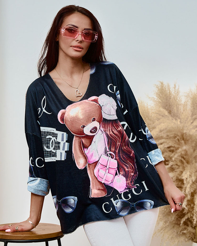 Royalfashion Chemisier imprimé pour femme
