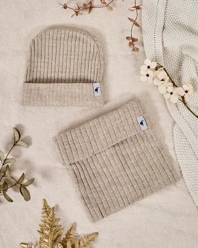 Royalfashion Ensemble d'hiver universel - bonnet avec un tour de cou