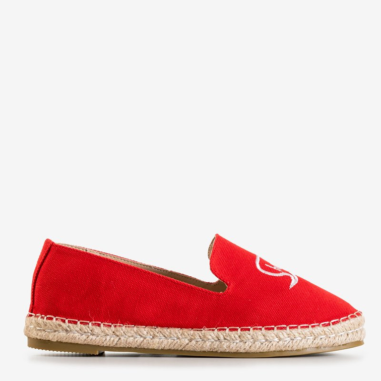 Espadrilles rouges femme Bahia - Chaussures