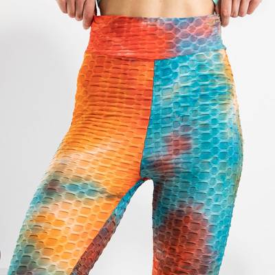 Legging de sport orange pour femme - Vêtements