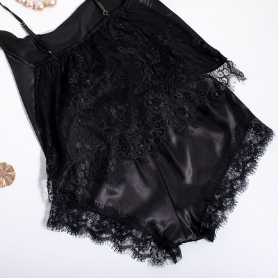 Pyjama 2 pièces noir - Vêtements