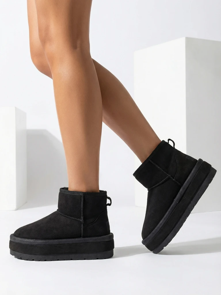 Royalfashion Bottes de neige pour femmes Ysiof