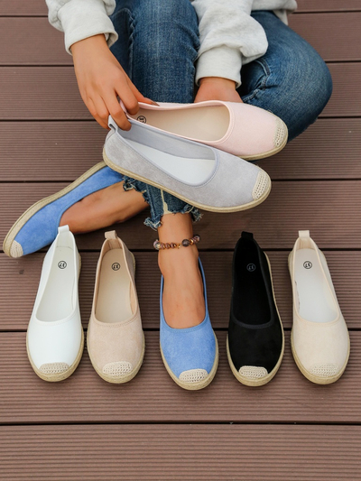 Espadrilles écologiques en suédine Royalfashion pour femmes Aroles
