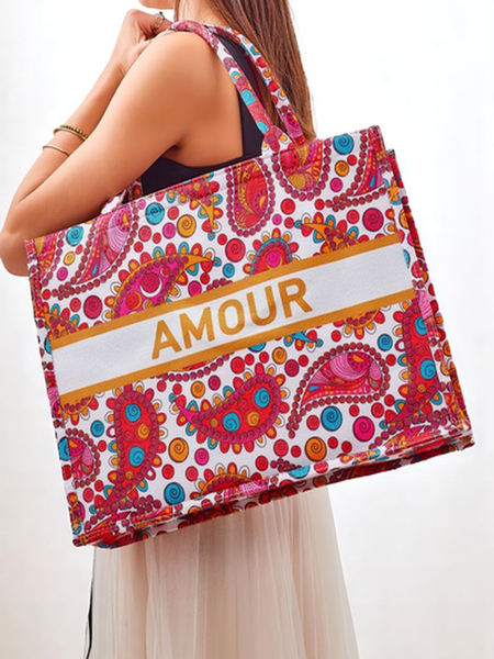 Royalfashion Sac en tissu Amour Vibes