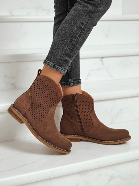 Royalfashion Bottines ajourées pour femmes Toffas