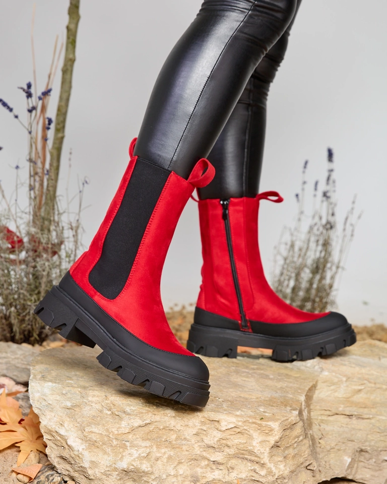 OUTLET Royalfashion Bottes hautes isolées pour femmes Soft Way