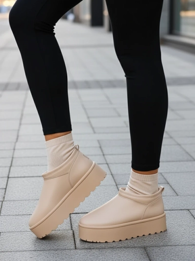 Royalfashion Bottes courtes pour femmes a'la bottes de neige Ozozi