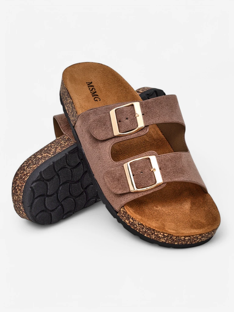 Sandales pour femmes Royalfashion avec boucles Foumy