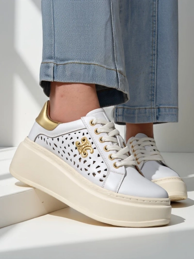 Royalfashion Baskets sportives pour femmes perforées Jovixi