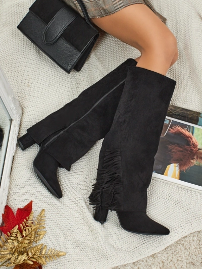 Bottes pour femmes en éco-daim avec tige Rimolea