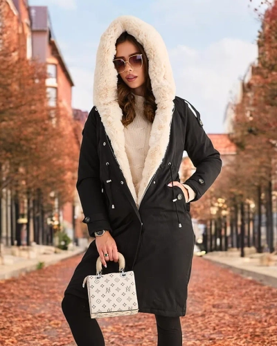 Royalfashion Manteau long pour femme