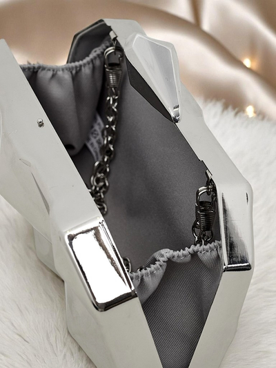 Royalfashion Pochette enveloppe pour femme Metal Muse