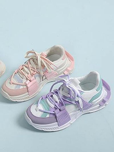 Royalfashion Baskets de sport pour femmes avec inserts en caoutchouc Bubble