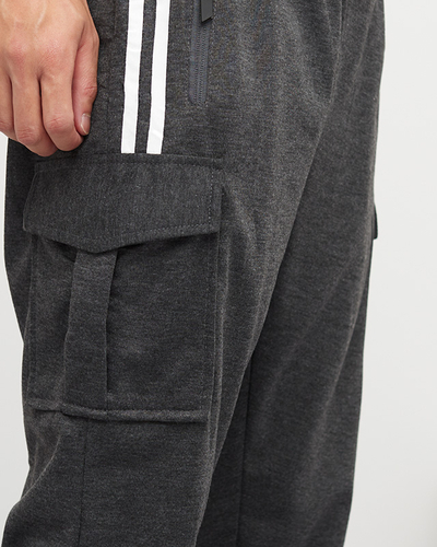Pantalon de survêtement gris foncé pour homme - Vêtements