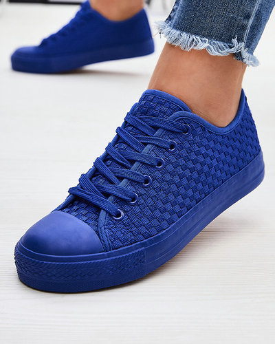 Cobalt baskets pour femmes avec gaufrage Aklina - Footwear