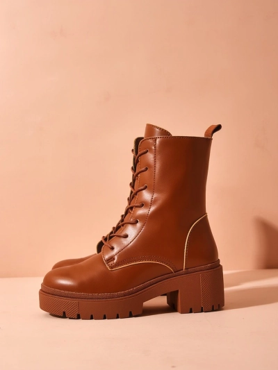 Royalfashion Bottes à lacets Bumalo pour femme