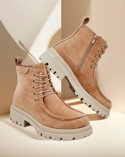 Bottines à lacets pour femmes Royalfashion Rullose