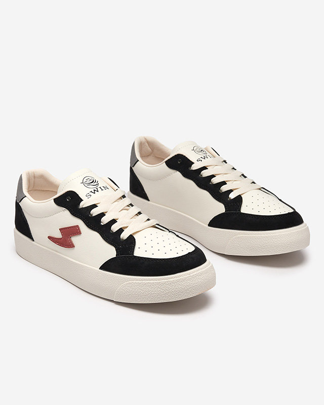 OUTLET Blanc - baskets de sport pour femmes noires Rozzuci- Shoes