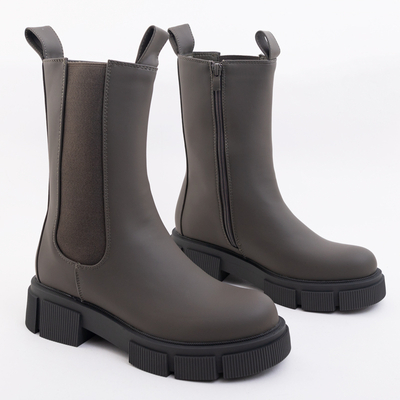 OUTLET Bottines Opiu-Footwear vert mat