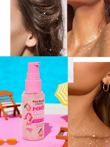 Summer Spray – Enlumineur liquide pour le visage et le corps Pêche