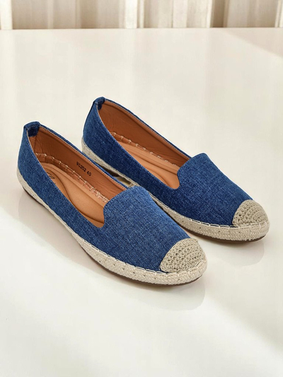 Espadrilles en daim écologique pour femmes Royalfashion Bombei