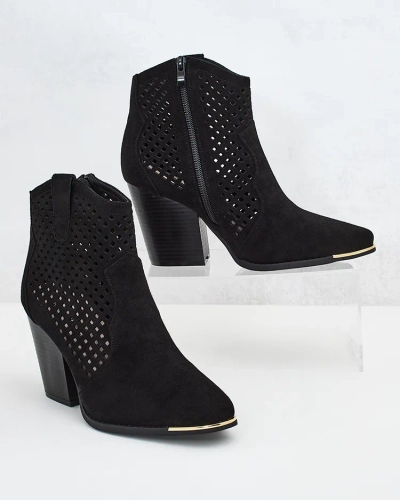 Royalfashion Bottes ajourées Tonnet pour femme