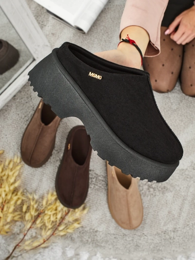 Bottes courtes style bottes de neige pour femmes avec fourrure Calindra