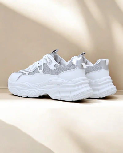 Sneakers Royalfashion pour femmes sur une semelle plus épaisse Teresii