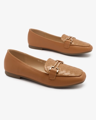 Royalfashion Mocassins femme Camel Bulerol