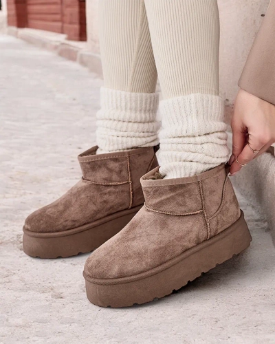 Royalfashion Bottes courtes pour femmes bottes de neige Hawanni