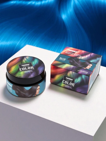 Formbo Azzurro Argus – argile capillaire couleur bleue, coiffure Fashion