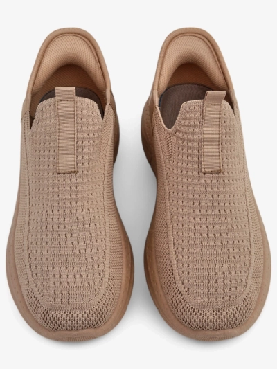 Chaussures slip-on pour femmes Selene Beige - baskets confortables à talons plats