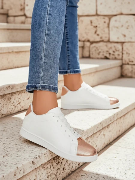 Baskets pour femmes Athena Rosa en cuir écologique - collection printemps/été