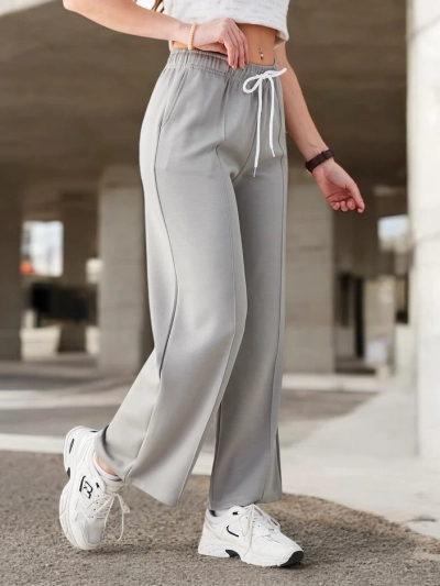 Pantalons larges pour femmes Royalfashion avec pli