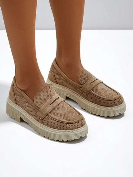 Royalfashion Mocassins en éco-suède pour femmes Dunes