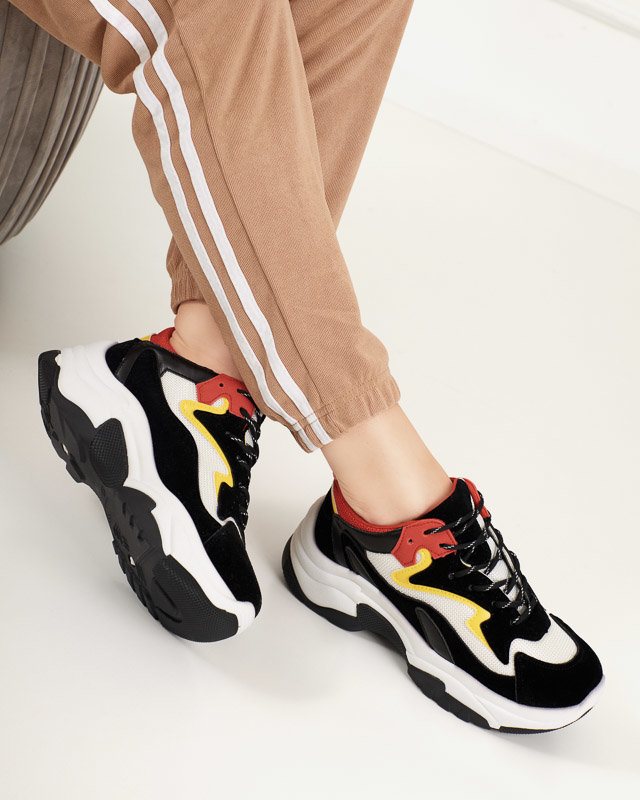 OUTLET Baskets de sport femme noires Aberissa - Footwear