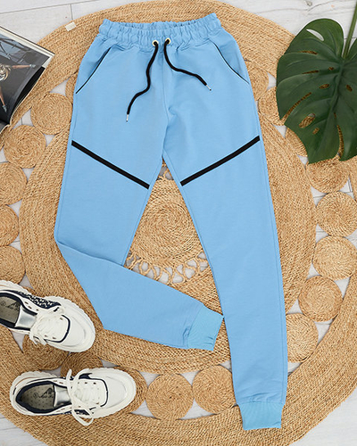 Pantalon de survêtement bleu femme - Vêtements
