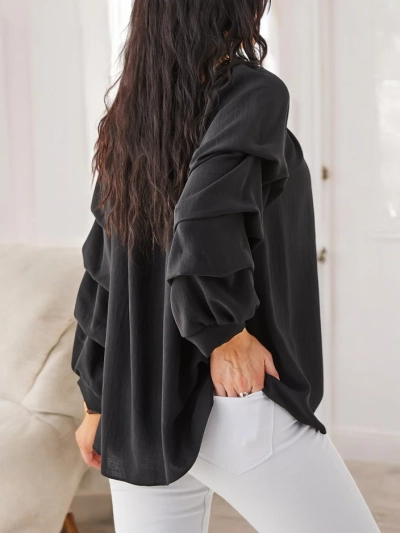 Blouse Royalfashion pour femmes au style espagnol avec volants