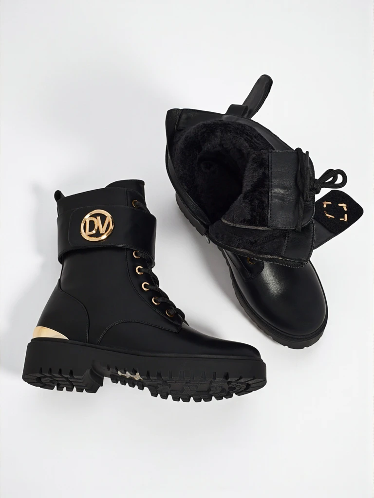 Bottines worker pour femmes avec décorations Lorice