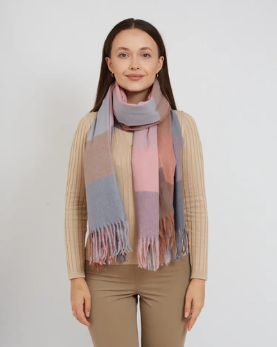 Foulard à carreaux légers Royalfashion pour femmes