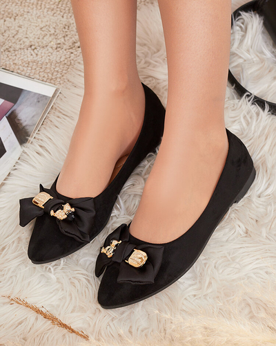 Royalfashion Ballerines femme bout pointu avec nœud Retripo