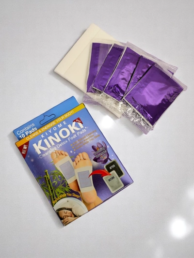 Patches de détoxification pour les pieds DETOX KINOKI 10 pièces Lavande