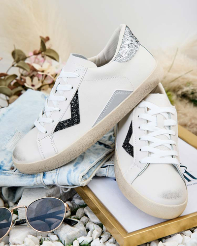 Royalfashion Baskets sportives pour femmes avec ornements Ginn