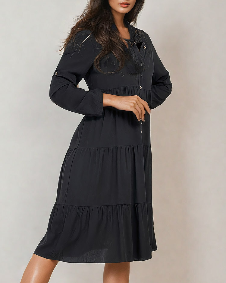 Royalfashion Robe midi pour femme