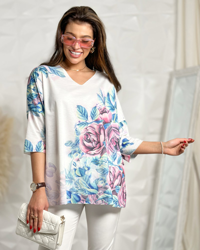 Royalfashion Chemisier imprimé pour femme